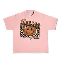 Salmon it's game day y'all football smiley face Urban Heavy Tee - BarkalooDesign