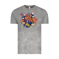 Cloud Rock Baseball afro girl sneakers Vintage Tee - RanaPortraitStore