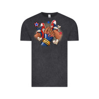 Vintage Black Baseball afro girl sneakers Vintage Tee - RanaPortraitStore