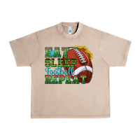 French Oak eat sleep football repeat Urban Heavy Tee - texasbilliewilder