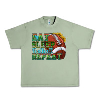 Oil Green eat sleep football repeat Urban Heavy Tee - texasbilliewilder