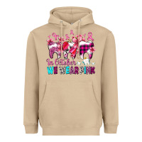 Mushroom in october we wear pink cancer ribbon with teeth Heavyweight Hoodie - AdoDesignShop