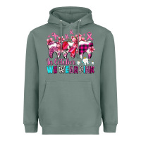 Sage in october we wear pink cancer ribbon with teeth Heavyweight Hoodie - AdoDesignShop