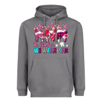 Storm in october we wear pink cancer ribbon with teeth Heavyweight Hoodie - AdoDesignShop