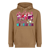Toasted Coconut in october we wear pink cancer ribbon with teeth Heavyweight Hoodie - AdoDesignShop