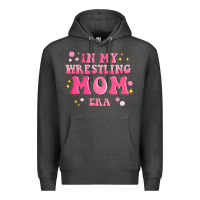 Charcoal Heather in my wrestling mom era Premium Hoodie - MaliasSmallBusiness