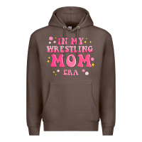 Coffee in my wrestling mom era Premium Hoodie - MaliasSmallBusiness