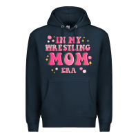 Navy in my wrestling mom era Premium Hoodie - MaliasSmallBusiness