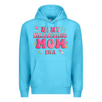 Ocean Blue in my wrestling mom era Premium Hoodie - MaliasSmallBusiness