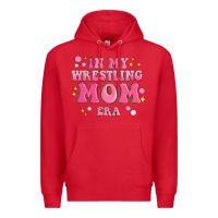 Red in my wrestling mom era Premium Hoodie - MaliasSmallBusiness