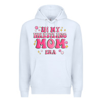 White in my wrestling mom era Premium Hoodie - MaliasSmallBusiness