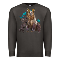 Smoke mama bear and baby bear Premium Sweatshirt - Artiststas