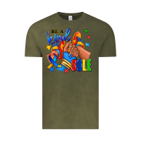 Vintage Olive Be a kind sole Autism afro girl sneakers Vintage Tee - RanaPortraitStore