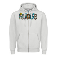 Dove Grey nurse Zipper Hoodie - CowhideDigitalArt