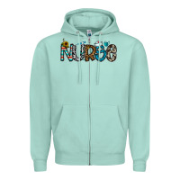 Seafoam nurse Zipper Hoodie - CowhideDigitalArt