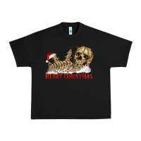 Black Merry christmas skeleton Urban Heavy Tee - RanaPortraitStore
