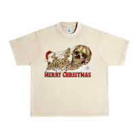 Sandshell Merry christmas skeleton Urban Heavy Tee - RanaPortraitStore