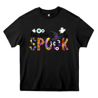 Black too cute to spook Heavy Core Tee - CowhideDigitalArt