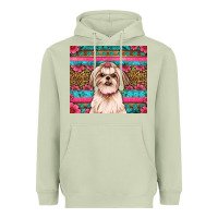 Matcha shih tzu floral tumbler Heavyweight Hoodie - Artiststas