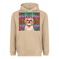 Mushroom shih tzu floral tumbler Heavyweight Hoodie - Artiststas