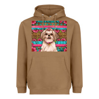 Toasted Coconut shih tzu floral tumbler Heavyweight Hoodie - Artiststas
