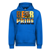 Cobalt Western Bear Pride LGBTQ+ Urban Hoodie - BundleAndBundleShop