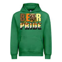Emerald Western Bear Pride LGBTQ+ Urban Hoodie - BundleAndBundleShop
