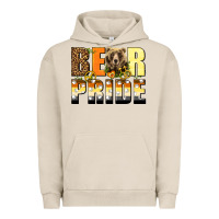 Pigment French Oak Western Bear Pride LGBTQ+ Urban Hoodie - BundleAndBundleShop