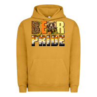 Pigment Peanut Butter Western Bear Pride LGBTQ+ Urban Hoodie - BundleAndBundleShop