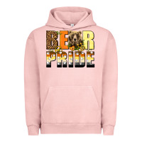 Pigment Salmon Western Bear Pride LGBTQ+ Urban Hoodie - BundleAndBundleShop