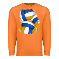 Carrot volleyball patch Premium Sweatshirt - AdoDesignShop
