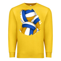 Lemon volleyball patch Premium Sweatshirt - AdoDesignShop