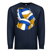 Navy volleyball patch Premium Sweatshirt - AdoDesignShop