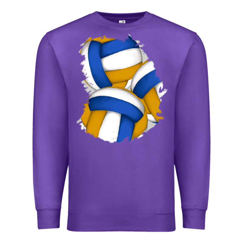 Volleyball Patch Premium Sweatshirt by AdoDesignShop | Teevron