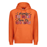 Carrot i promise i'm nicer than my face looks Premium Hoodie - MaliasSmallBusiness