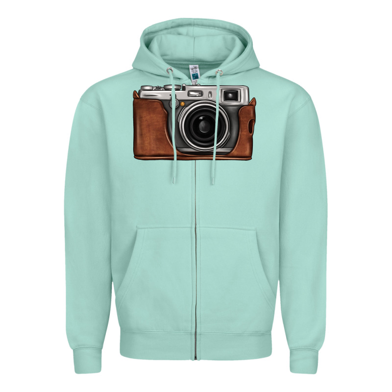 Vintage Camera Zipper Hoodie by FaDigitalArtStudio | Teevron