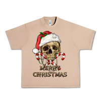 Merry Christmas Skull Urban Heavy Tee | Teevron