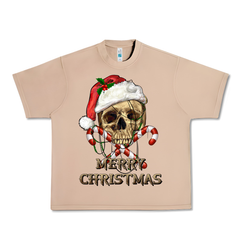 Merry Christmas Skull Urban Heavy Tee by RanaPortraitStore | Teevron