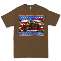 Cacao monster truck american flag tumbler Premium Tee - Artiststas