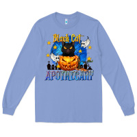 Colony Blue Black Cat Apothecary Long Sleeve Tee - texasbilliewilder
