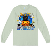 Matcha Black Cat Apothecary Long Sleeve Tee - texasbilliewilder