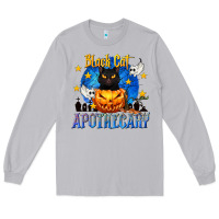Moon Dust Black Cat Apothecary Long Sleeve Tee - texasbilliewilder