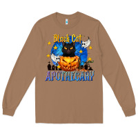 Toasted Coconut Black Cat Apothecary Long Sleeve Tee - texasbilliewilder