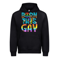 Black Western Born This Gay Urban Hoodie - BundleAndBundleShop