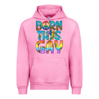 Fuchsia Pink Western Born This Gay Urban Hoodie - BundleAndBundleShop