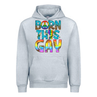 Heather Grey Western Born This Gay Urban Hoodie - BundleAndBundleShop