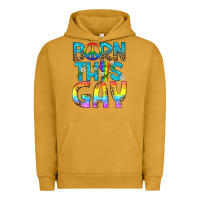 Pigment Peanut Butter Western Born This Gay Urban Hoodie - BundleAndBundleShop