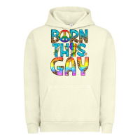 Pigment Pistachio Western Born This Gay Urban Hoodie - BundleAndBundleShop