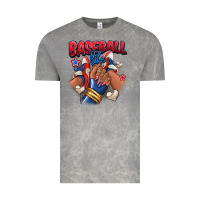 Baseball Life Afro Girl Sneakers Vintage Tee | Teevron