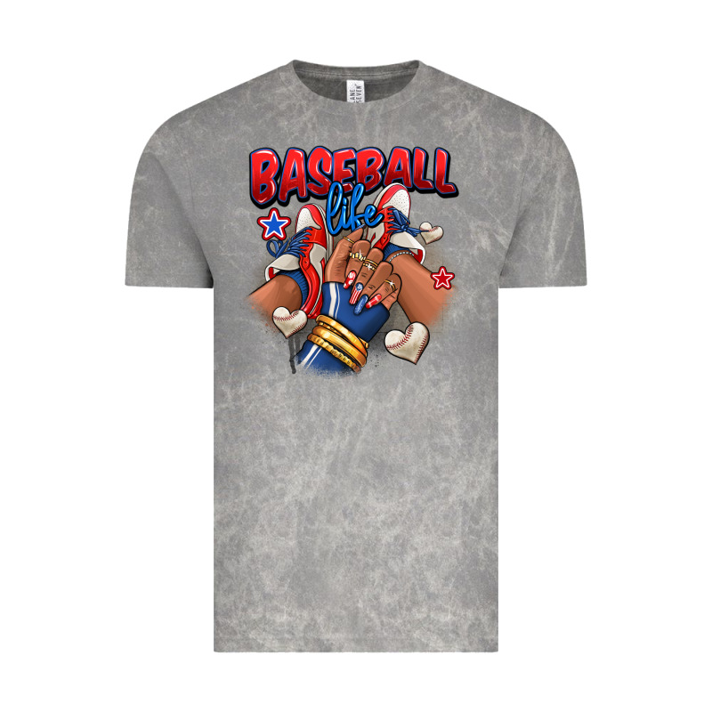 Baseball Life Afro Girl Sneakers Vintage Tee by RanaPortraitStore | Teevron